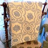 Vintage quilt in blue and white