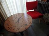 Clock table with MCM chair