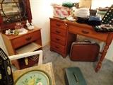 Vintage desk with matching nightstand