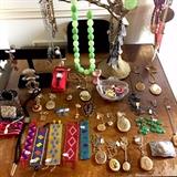 Costume jewelry, lots of lockets and some necklaces