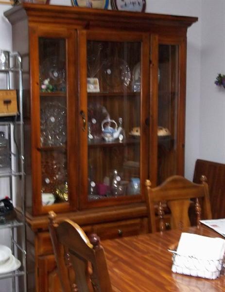 China Cabinet & Dining Table
