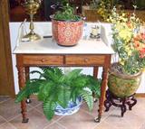 Antique Marble-Top Tables