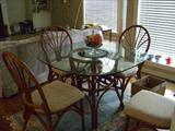 Glass-Top Dinette Set