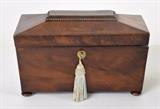 Antique Mahogany Tea Caddy