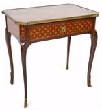 Rosewood Marquetry Parlor Table