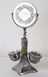 Antique Silver Plate Shaving Stand