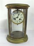 French Glass Case Clock