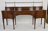 English Line Inlay Mahogany Server