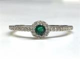 Diamond & Emerald Ring