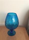 Mi Century decanter in bright blue