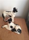Vintage china dogs - Salukis?