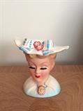 Pretty Lefton Head Vase - 