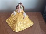 Seated lady covered dresser box