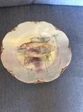 Limoges fish plate