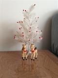 Vintage plastic Rudolphs