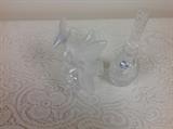 Perfume bottles Love Birds Stopper Frosted SWirled Lalique Bottle