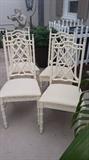 Faux Bamboo Chairs