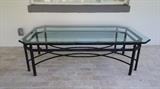 Iron outdoor patio table