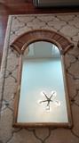 Rare La Barge Bamboo/Rattan mirror