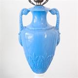 Antique Blue and White Ceramic Urn Style Table Lamp 90.00