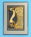 Grateful Dead - Fillmore Auditorium 11/18-11/20 1966 Original Framed Concert Poster, 2nd Printing 290.00