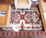 All Wool Hand Woven & Knotted Turkish Area Accent Rug 114"x86" 350.00