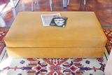 Upholstered Storage Ottoman w/Reversible Table Top 30"X50" 225.00