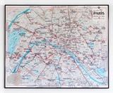 Framed Map of Paris 40"X36" 60.00