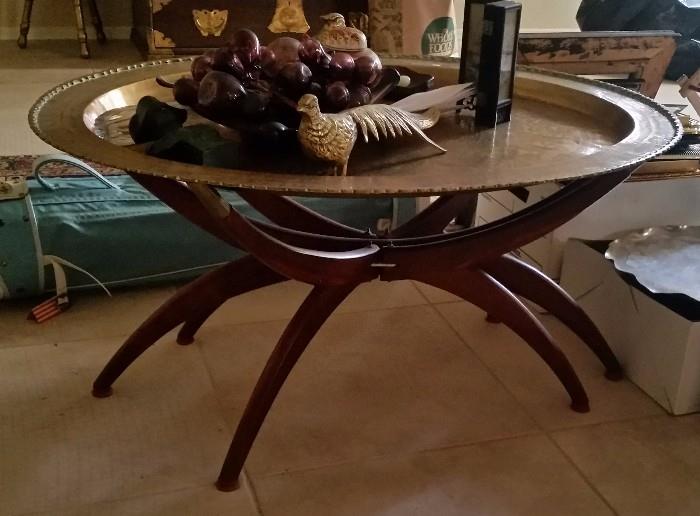 Moroccan Brass Coffee Table