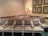 Many Louis XVI-style Armchairs.