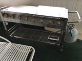 A Large Portable Grill for outdoor events.