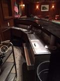 Custom Section behind bar.