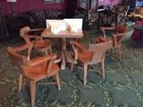 Six Oak Chairs (only 5 pictured).