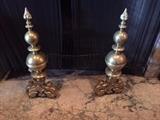 Pair of Brass Andirons.