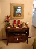 Lovely mirror over Basset drop-leaf server/buffet
