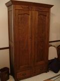 Antique oak armoire