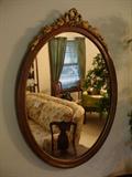 Gorgeous wood-frame and gilt mirror