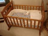 Vintage baby crib