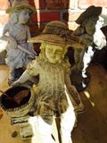 Precious garden statues