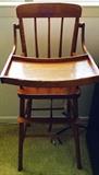 Beautiful full size wooden highchair