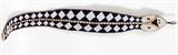 AFRICAN SNAKE-FORM BEADED & COWRY SHELL BELT, W 8", L 67"