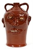 TURTLECREEK POTTERY JUG, 1983, H 12"