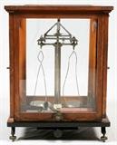 SPOERHASEVORM STAUDINGER VINTAGE APOTHECARY SCALE, H 22", L 16", D 12"