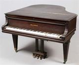 MASON AND HAMLIN MAHOGANY GRAND PIANO , C1920 L 69"