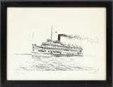 ROBERT MCGREEVY, ETCHING, 1981, H 12", L 16", "PUT-IN-BAY"