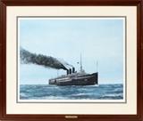 JIM CLARY, LITHOGRAPH, H 22", L 28", "CITY OF DETROIT III"