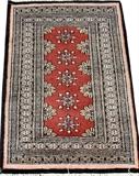 PAKISTANI BOKHARA WOOL MAT, W 2' 1", L 3"