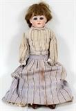 BISQUE DOLL HEAD, MARKED 'GERMANY', H 18", W 6"
