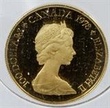 1978  $100.DOLLAR GOLD PROOF COIN, CERTIFICATE # 047872, CANADIAN GEESE 22 KARAT