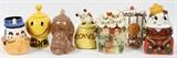 AMERICAN POTTERY COOKIE JARS (7), MID-LATE 20TH C., H 9"-11"